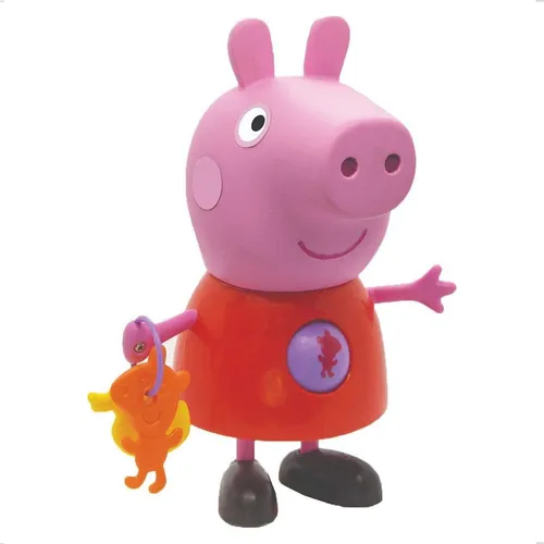 comprar Brinquedo Infantil Boneca Peppa Pig Gira Bolinha Elka Rosa