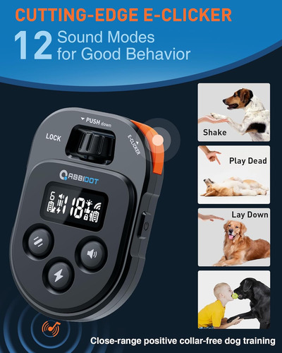 Collar De Choque Para Perros E-clicker Extra, Luz Nocturna,