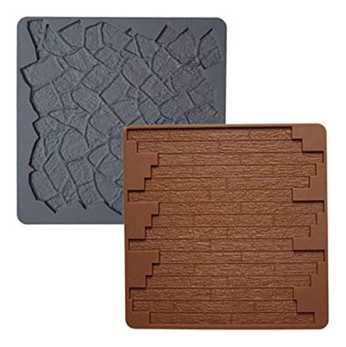 Wilton 4092572 Texture 2piece Mold Cobblestonewood