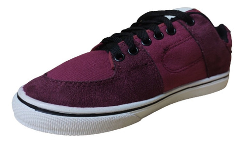 Imagen 2 de 5 de Zapatilla Urbana Moderna Bordo