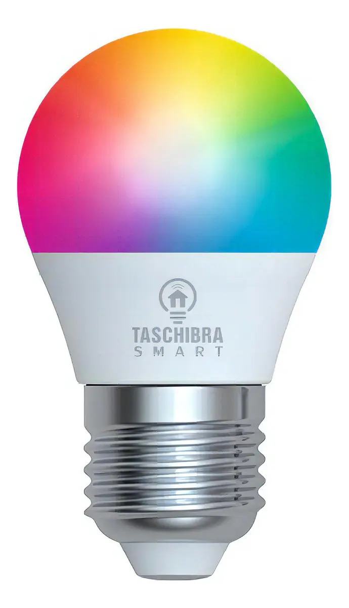 Lâmpada Inteligente Bolinha Rgb Wifi Smart Alexa Taschibra