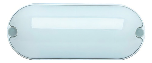 Luminária Led 8w Arandela Oval Branco Frio Uso Externo