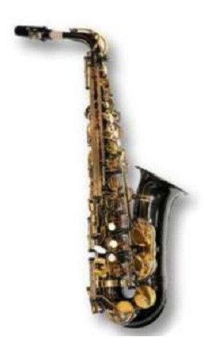 El Saxofón Alto Sa-250  Negro/ Dorado   Etinger De Javasi 