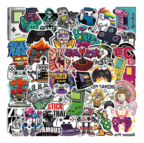 Calcomanías Stickers Gamers Video Juegos Psp 