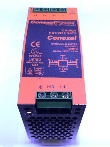 Fonte De Alimentação Conexel Power 24v 3.2a C910532.2475