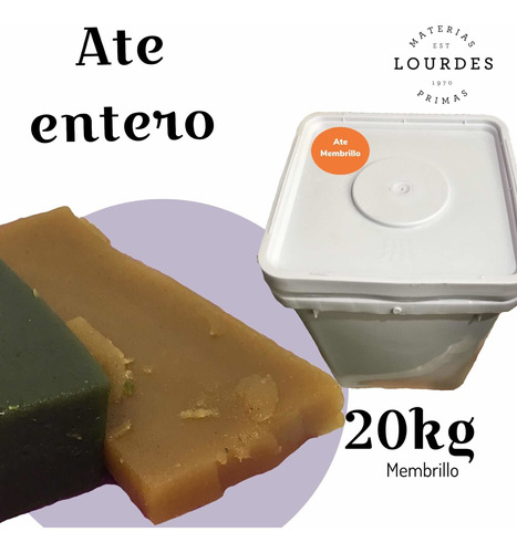 Ate Entero Membrillo 20kg