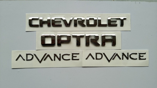 Set De Emblemas  Chevrolet Optra 