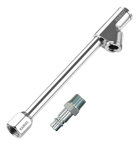 Inflador Aire Autofijante Mandril Infla Llanta +espig Rapida