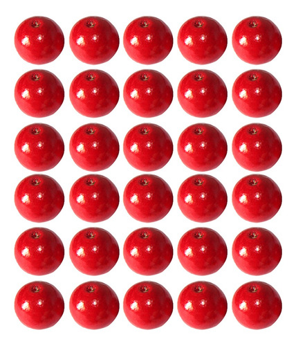 Perlas Sueltas 12mm Rojo