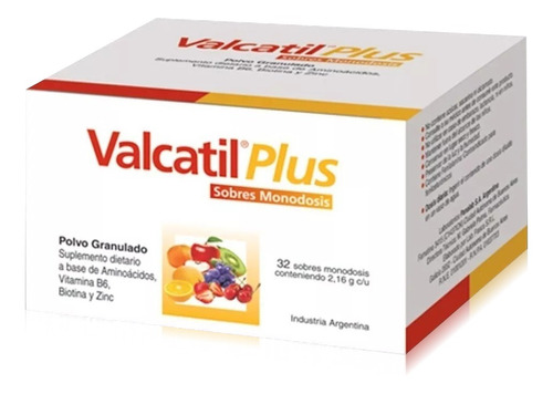 Valcatil Plus Anticaida Aminoacidos 32 Sobres