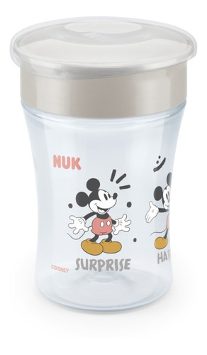 Vaso Nuk Disney Mickey Minnie Magic Cup 360º Tapa 230ml +8m