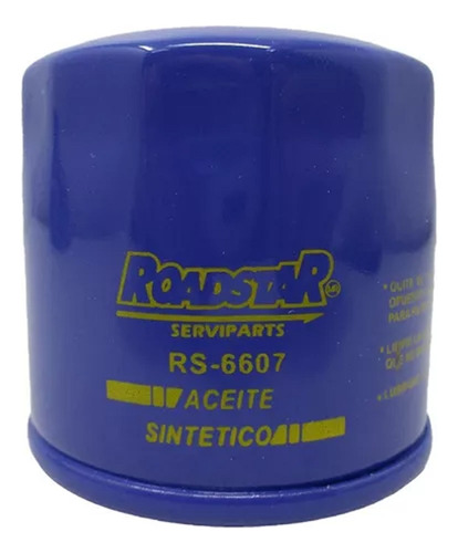 Filtro Aceite Sintetico Roadstar Para Kia Sephia 1.6l 94-97