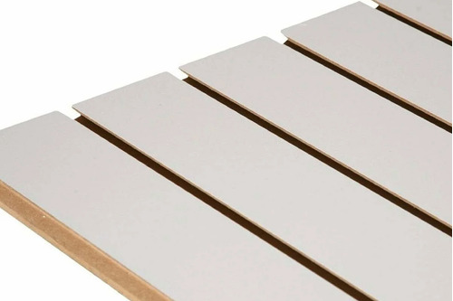 Panel Ranurado De 130 X 90 | En Melaminico Blanco | Plakards