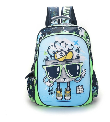 Mochila Escolar Espalda 14  Chimola Bt38 Niños 