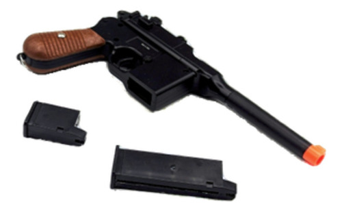 Lanzador Airsoft Luger Retro  6mm G12 Resorte Xtm P