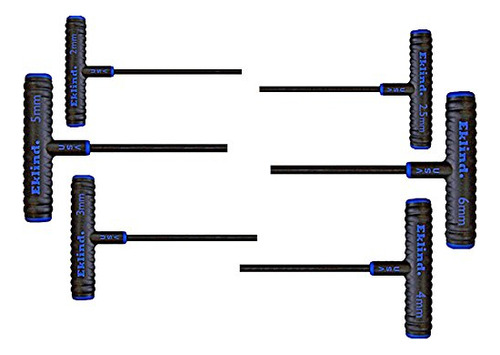 Eklind 64606 Power-t Llave Allen Con Mango Hexagonal Juego