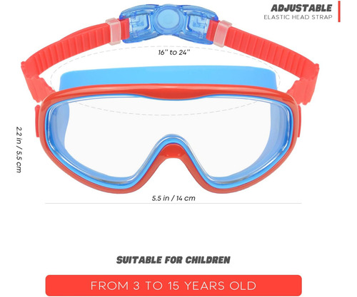 / Kailimeng 2 Paquete De Gafas De Natación For Niños, Vistas