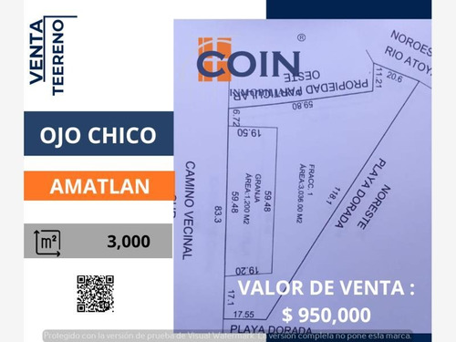 Terreno En Venta Ojo Chico