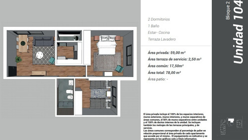 Imagen 5 de 14 de Spatium, Villa Colón, Torre 2, Unidad 104