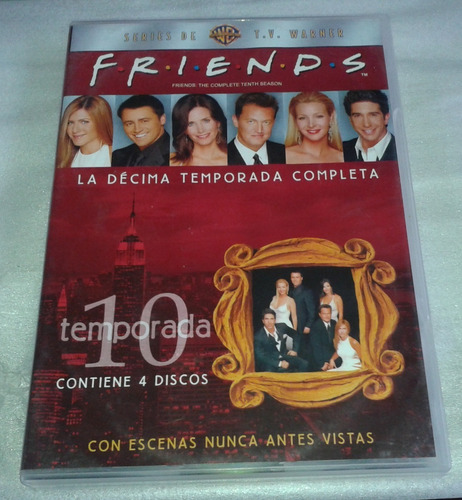 Friends Decima Temporada Boxset De 4 Dvds