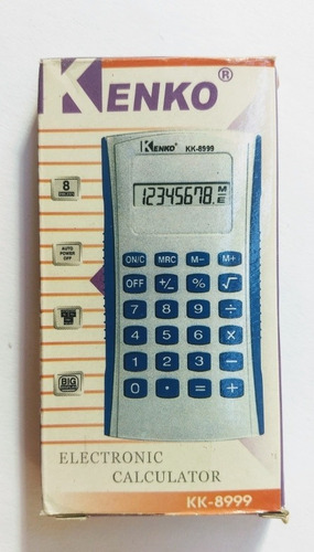 Calculadora Kenko Kk-8999-8 Dig. 10.5x5cm De Bolsillo