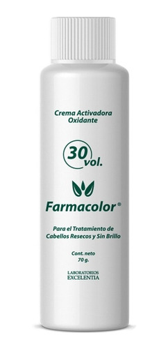 Imagen 1 de 2 de Farmacolor Crema Activadora 30 Vol X 1 Frascos. De Fábrica.