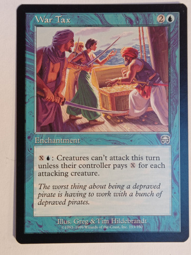 Carta Magic War Tax [mercadian Masques] Mtg Enchantment