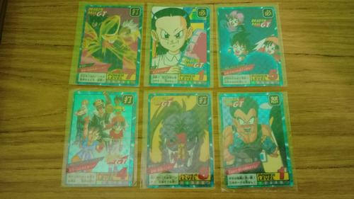 Trading Cards Dragon Ball Gt X 6