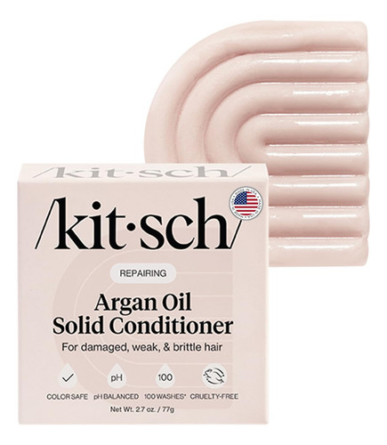 Acondicionador Kitsch, Aceite De Argán Reparador, 80 Ml, Veg