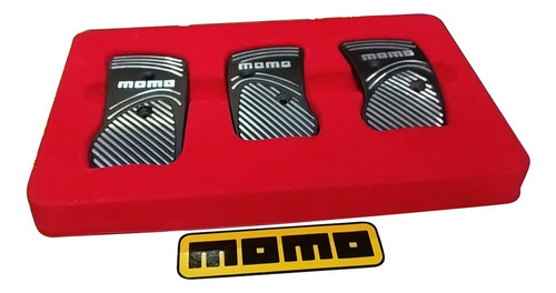 Kit Pedaleras Momo Spc Tuning Metalicas + Sticker 