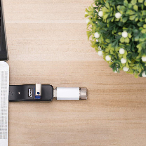 . Concentrador Usb De 4 Puertos, Divisor De Concentrador De