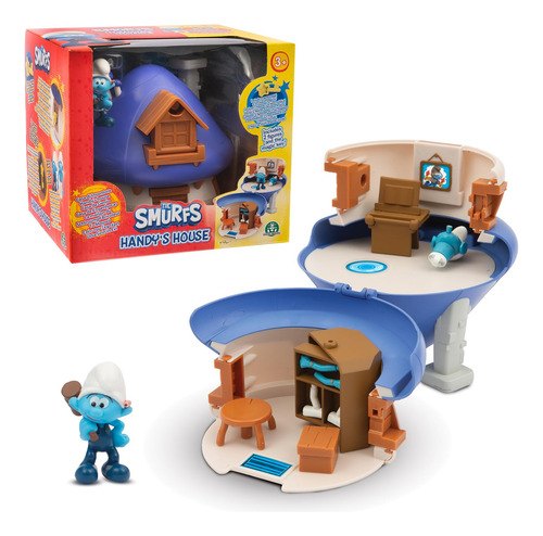 Pitufos - Handy's Playset C/figura
