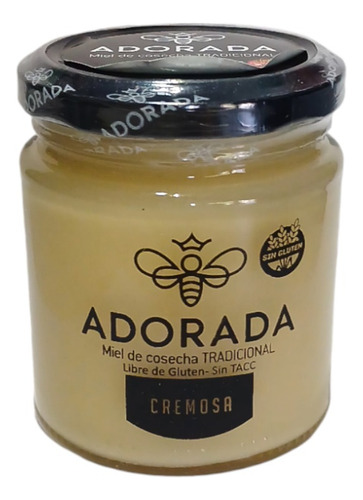Miel Cremosa Adorada 250gr Cosecha Tradicinal Sin Tacc