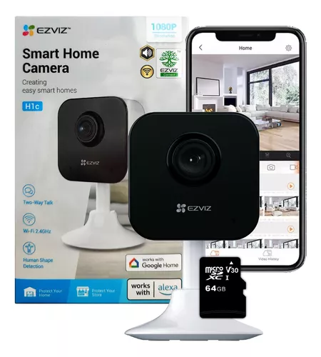 CAMARA IP 2MP – EZVIZ INTERIOR WIFI MICRO SD AUDIO 2 VIAS- EZ-H1C