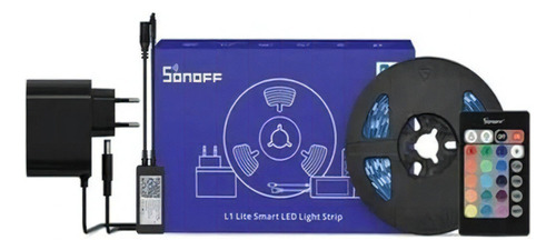 Fita De Led Sonoff L1 Lite Inteligente 5m Rgb Alexa Google 110V/220V