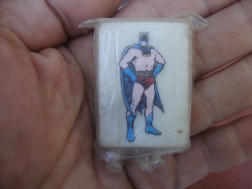 Goma Retro Batman 4,5 X 3,3 X 1 Espesor En Bolsita