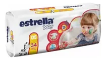 Comprar Pañales Estrella Baby Para Bebes Pañal Talle XXG Extra Extra Grande Pack 4X34 Maxima Suavidad Comodidad Y Proteccion Absorcion Elastizado 14 A 18Kg Hipoalergenico Gel Superabsorbente Hasta 12 Horas