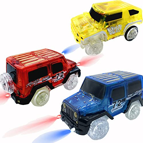 Tracks Cars Reemplazo Luz Led Glow Car Toys, Magic Trac...