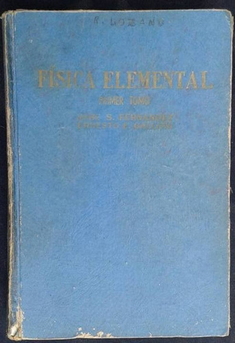 Fisica Elemental Tomo I