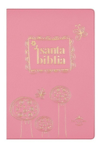 Santa Biblia Chica Económica Rvr1960 Vinil Rosa Con Envío