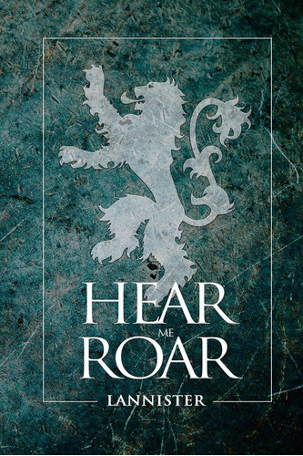 Game Of Thrones - Hear Me Roar (notebook), De Media, Gunis. Editorial Gunis Media S.l., Tapa Blanda En Español