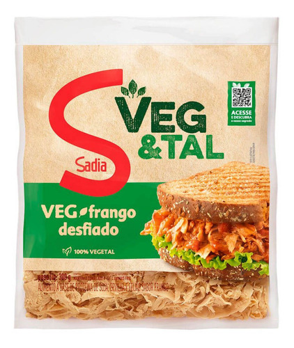 Frango Vegetal Desfiado Veg & Tal Sadia 300g