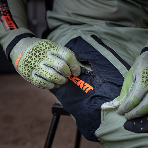 Calca Leatt Moto 4.5 Enduro Verde Trilha Com Bolso