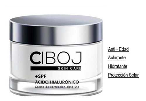 Crema Facial Con Ácido Hialurónico Ciboj