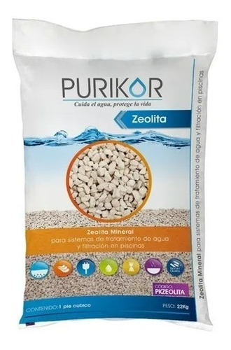 Arena Zeolita Mineral Para Filtros De Alberca Purikor