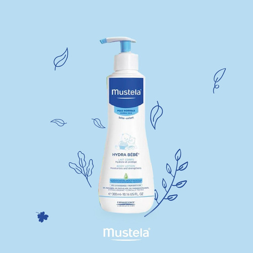 Mustela Hydra Bebé Crema Corporal 300 Ml Botella