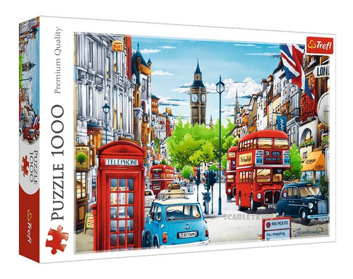 Puzzle Rompecabezas 1000 Piezas Trefl London Street Londres