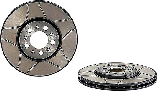 Jgo 2 Discos Ranurados Delanteros Leon L4 1.8l 06 Brembo