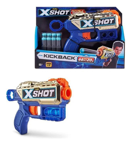 X-shot - Royale Kickback - 8 Dardos Candide 5601