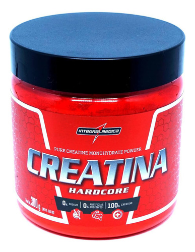 Creatina Integralmedica, 300 g, creatina, 100% pura, dura, sin sabor, en polvo Crea Pure Universal